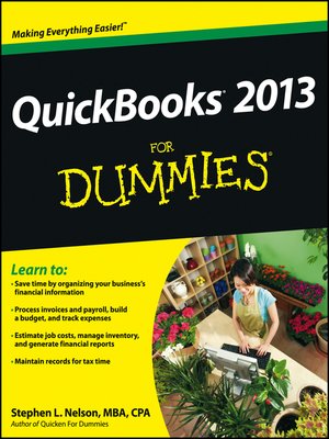 cover image of QuickBooks 2013 For Dummies